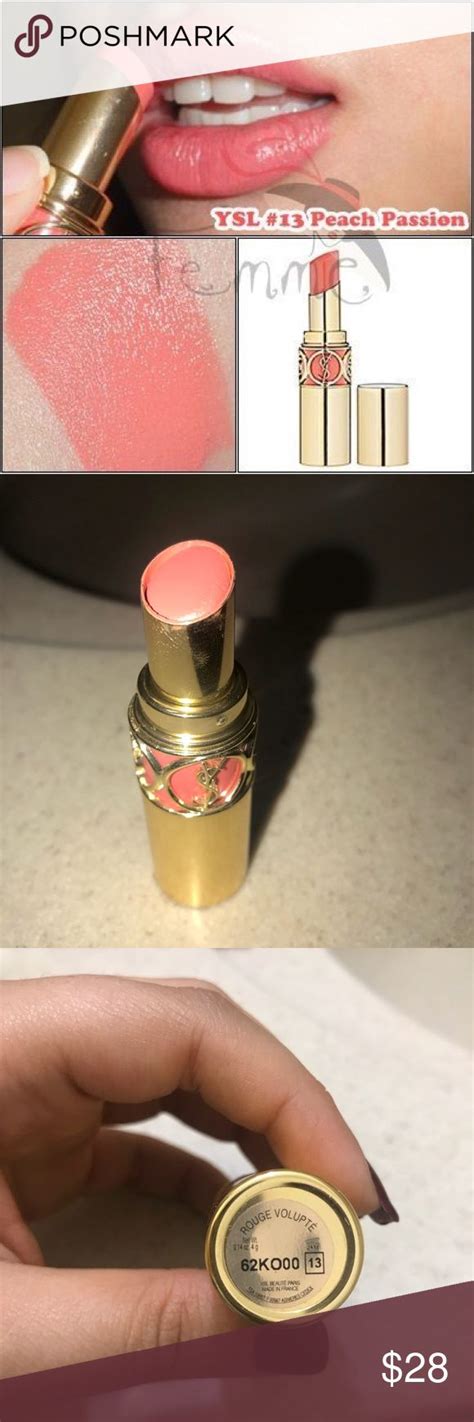 ysl peach passion uk|YSL Peach Passion (13) Rouge Volupte Swatches .